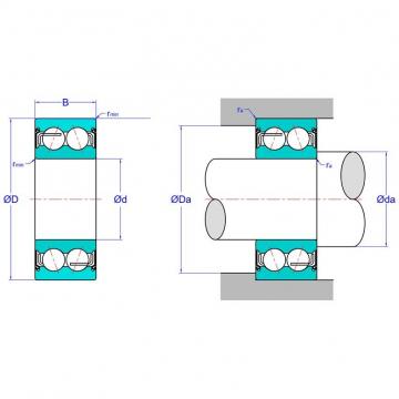 Double Row Angular Contact Ball Bearing 5205AZZC3