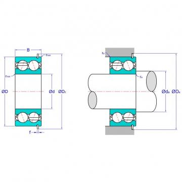 Double Row Angular Contact Ball Bearing 5211NRC3