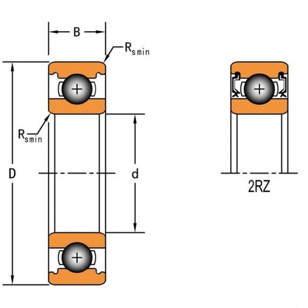 Ball Bearings > Deep Groove Ball Bearings 605-2RZ #1 image